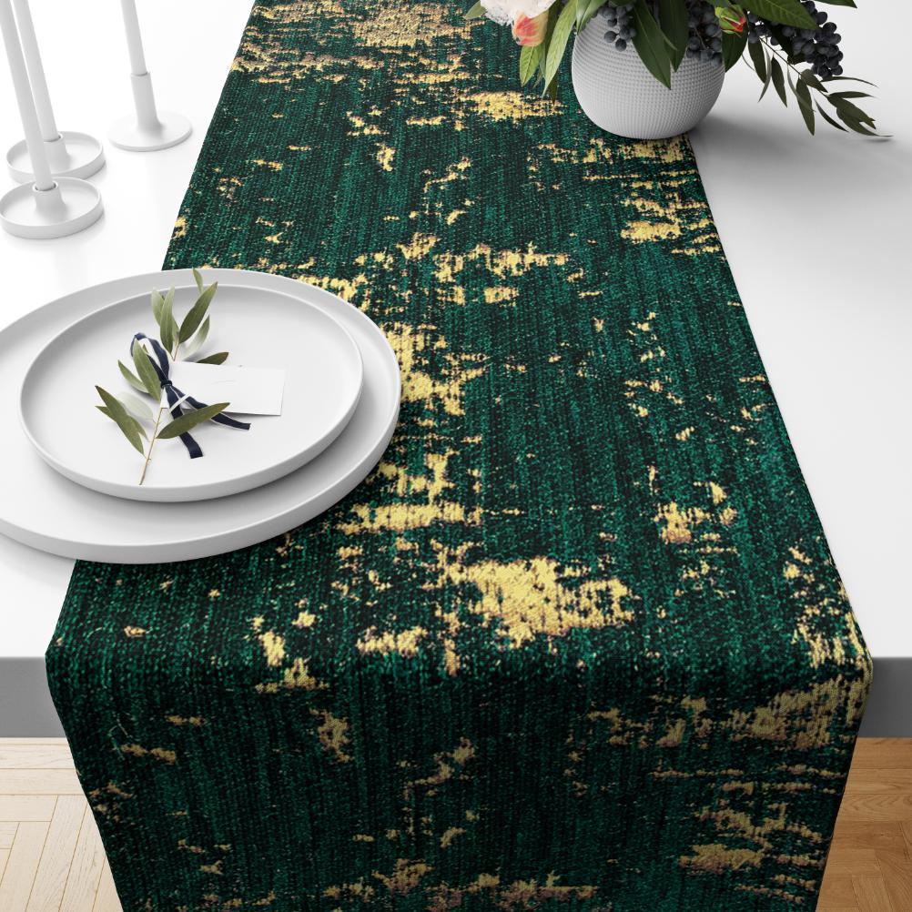 Shanghai Velvet - Emerald Table Runner