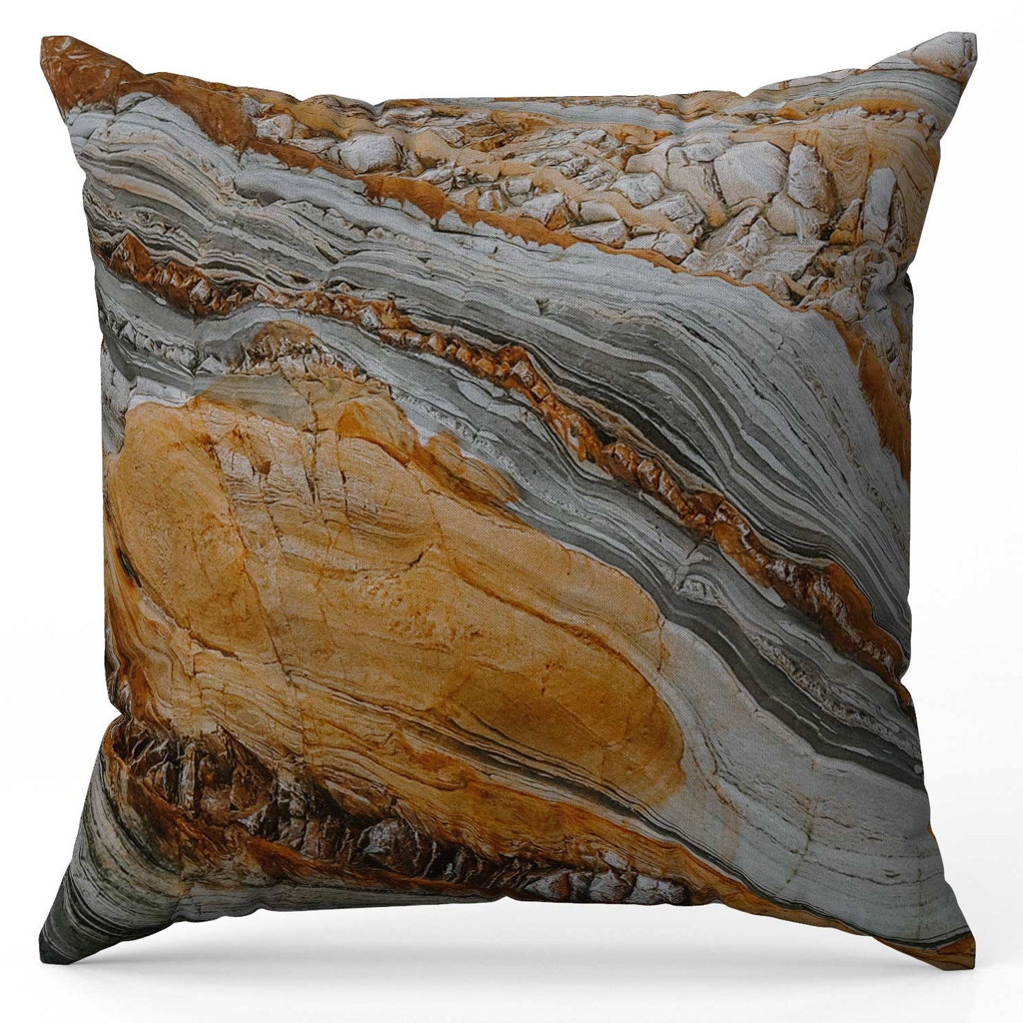 Earth Jasper Throw Pillow Cover