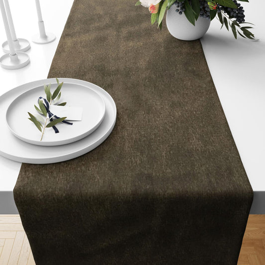 Malai Velvet - Fawn Table Runner