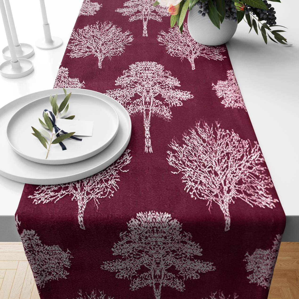 Shanghai - Ruby Table Runner