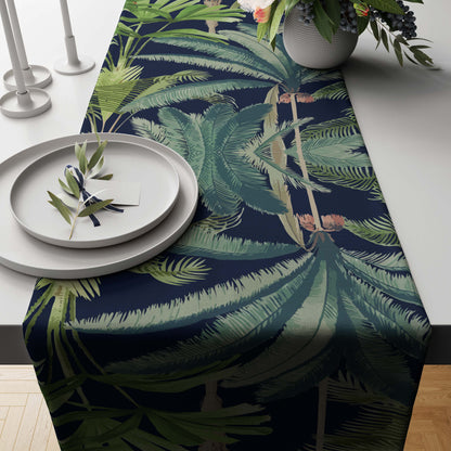 Night Pine Road Table Runner