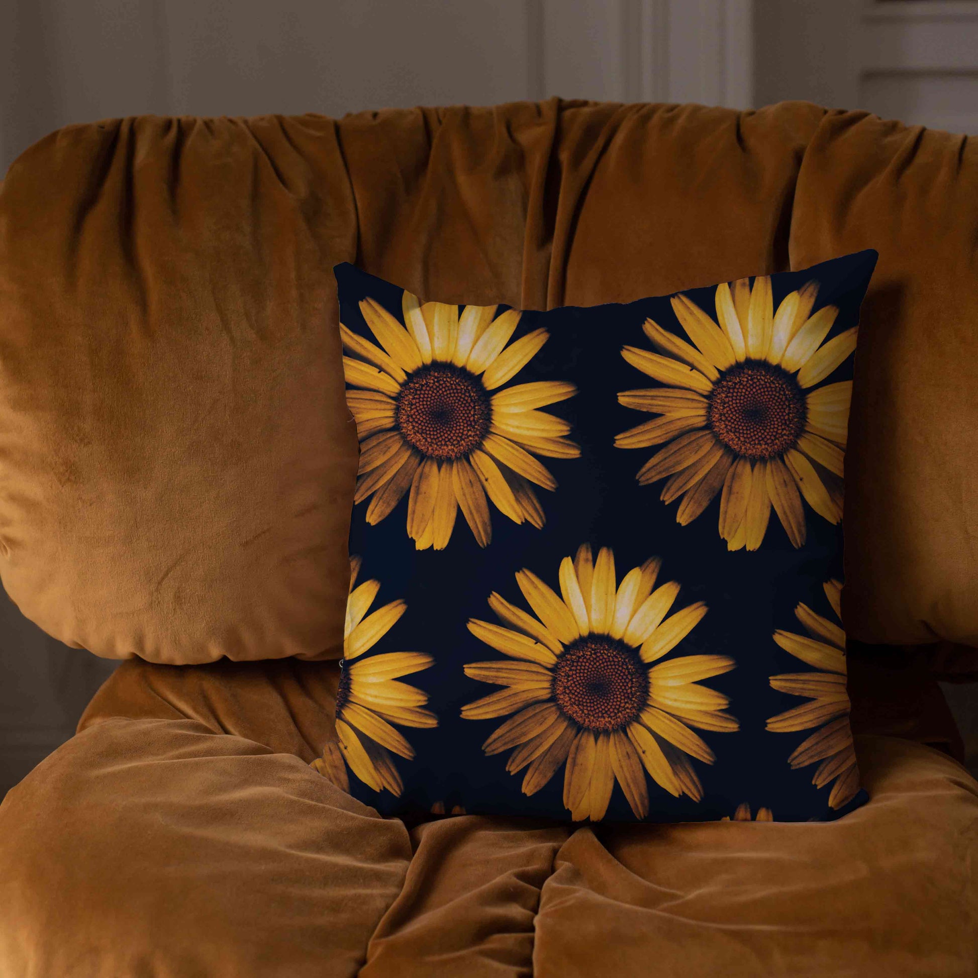 Sunflower Throw Pillow Cover