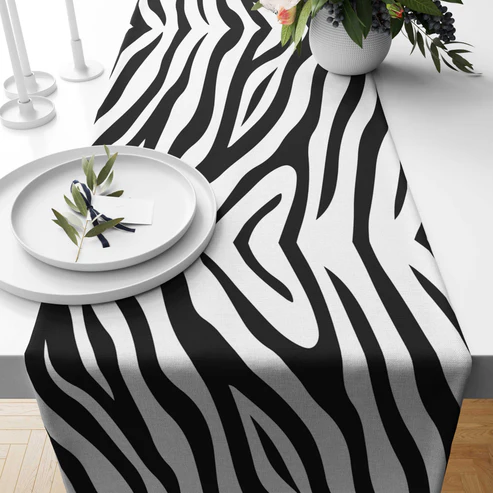 Printed - Zebra Table Runner