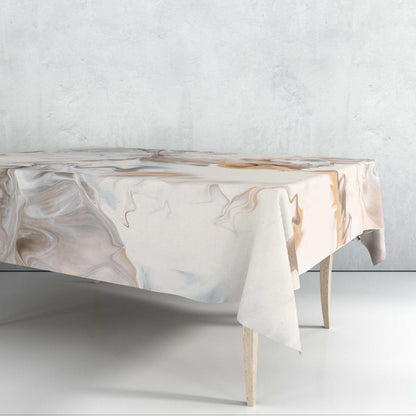 Gray Quartz Marble-Stone Tablecloth