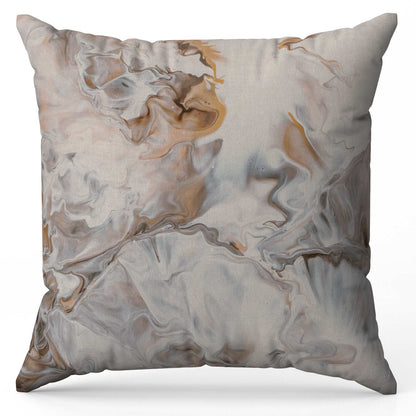 Gray Quartz Throw Pillow Cover