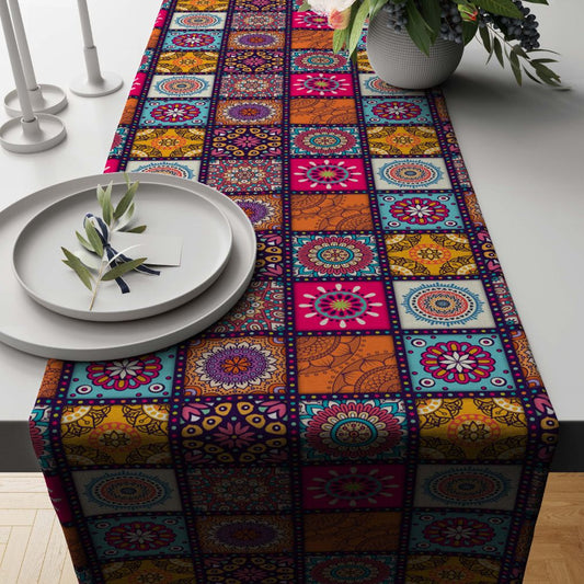 Prehistoric Inscriptions Table Runner