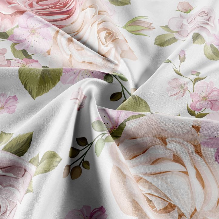 Pink Rose Tablecloth