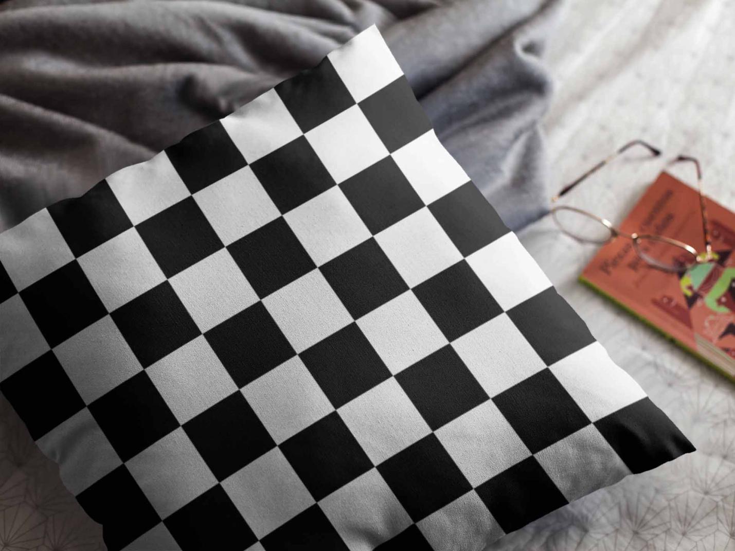 Chess Throw Pillow Cover