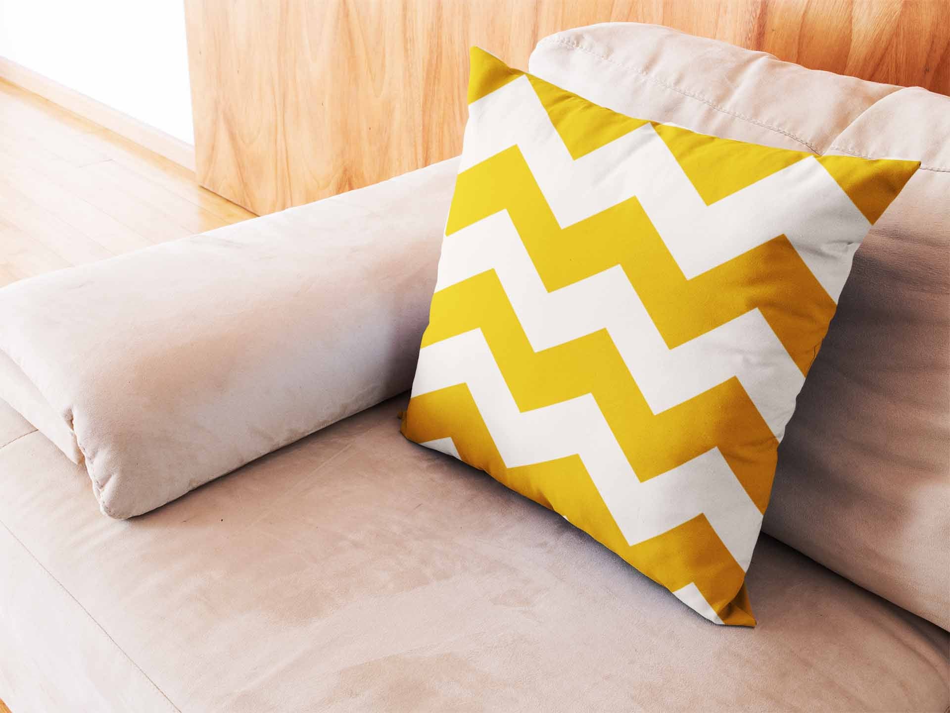 Golden Rebound Throw Pillow Cover