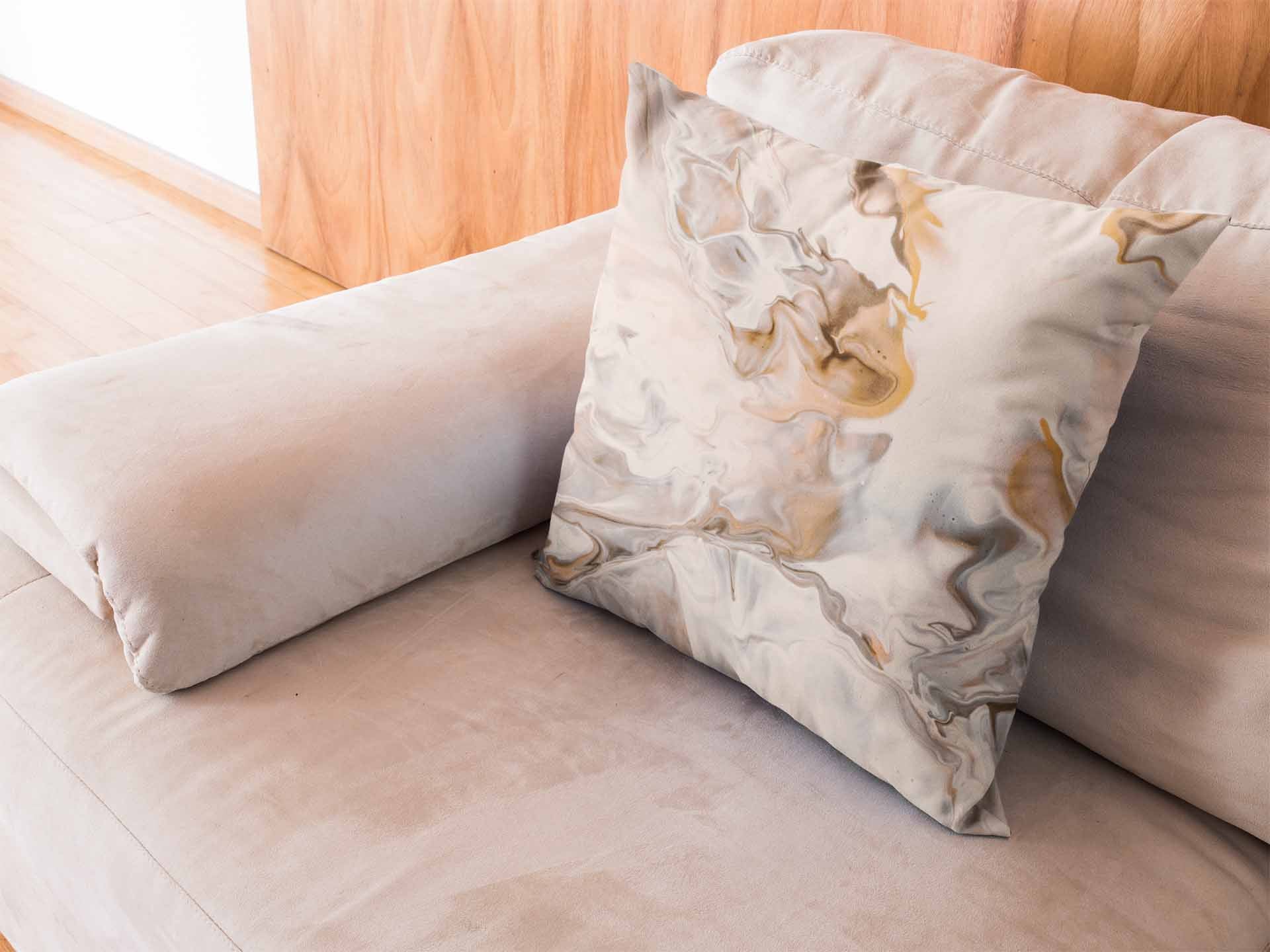 Gray Quartz Throw Pillow Cover