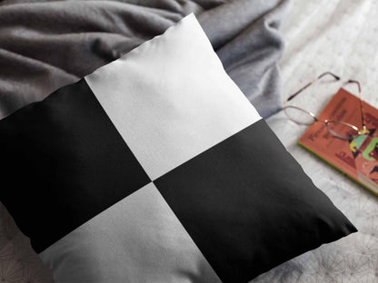 Monochrome Throw Pillow Cover