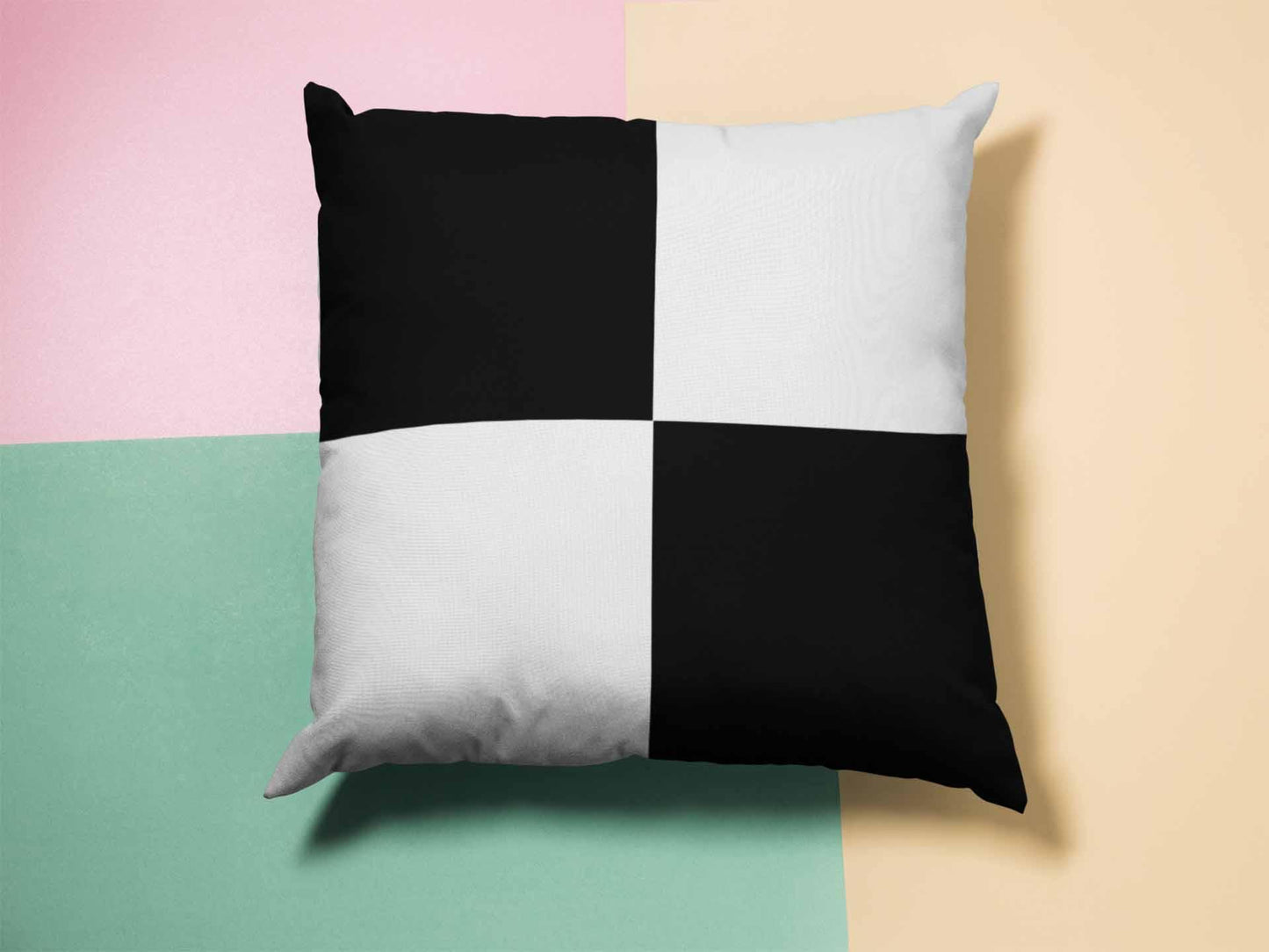 Monochrome Throw Pillow Cover