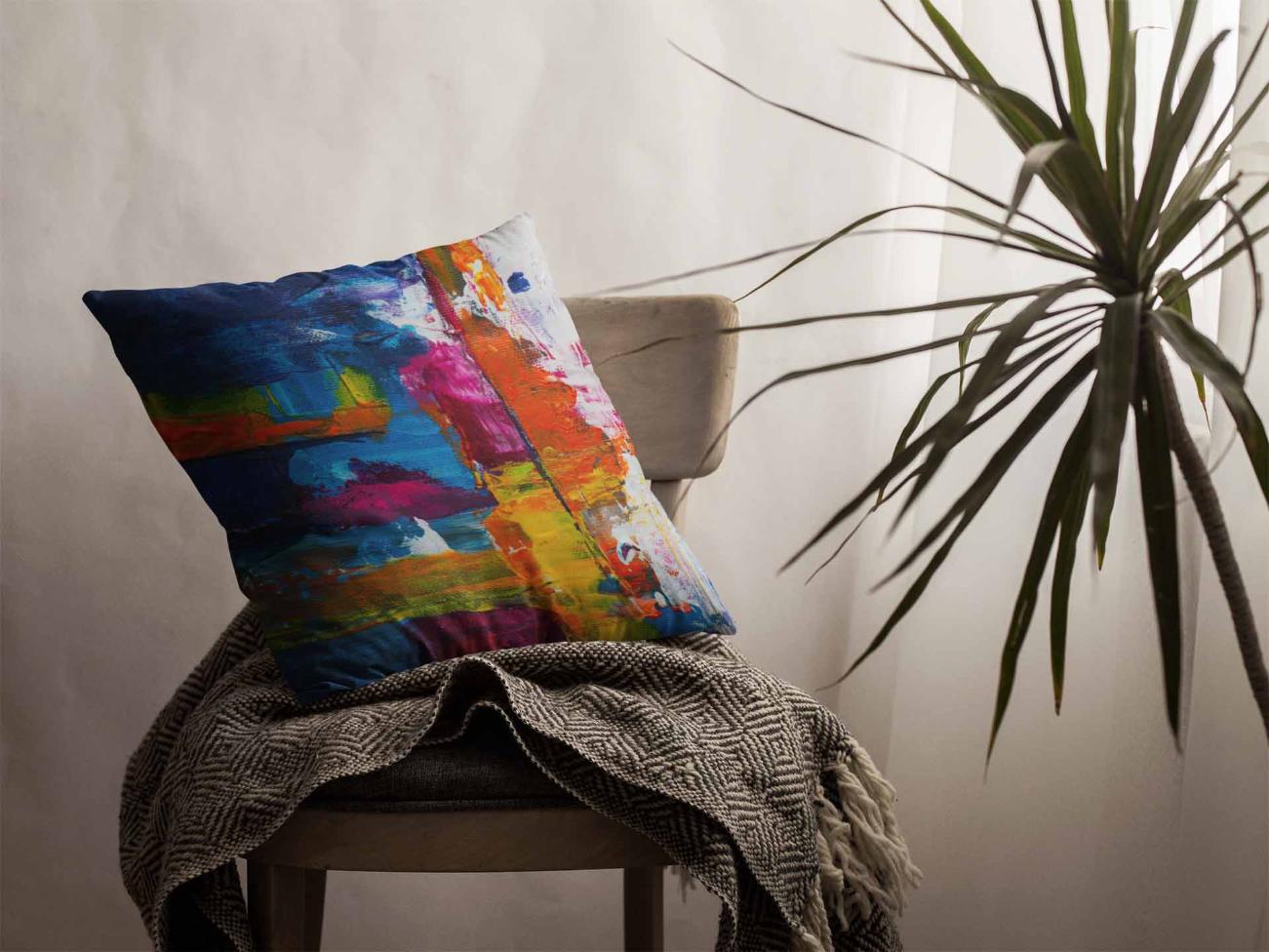 Picasso's Vision Throw Pillow Cover