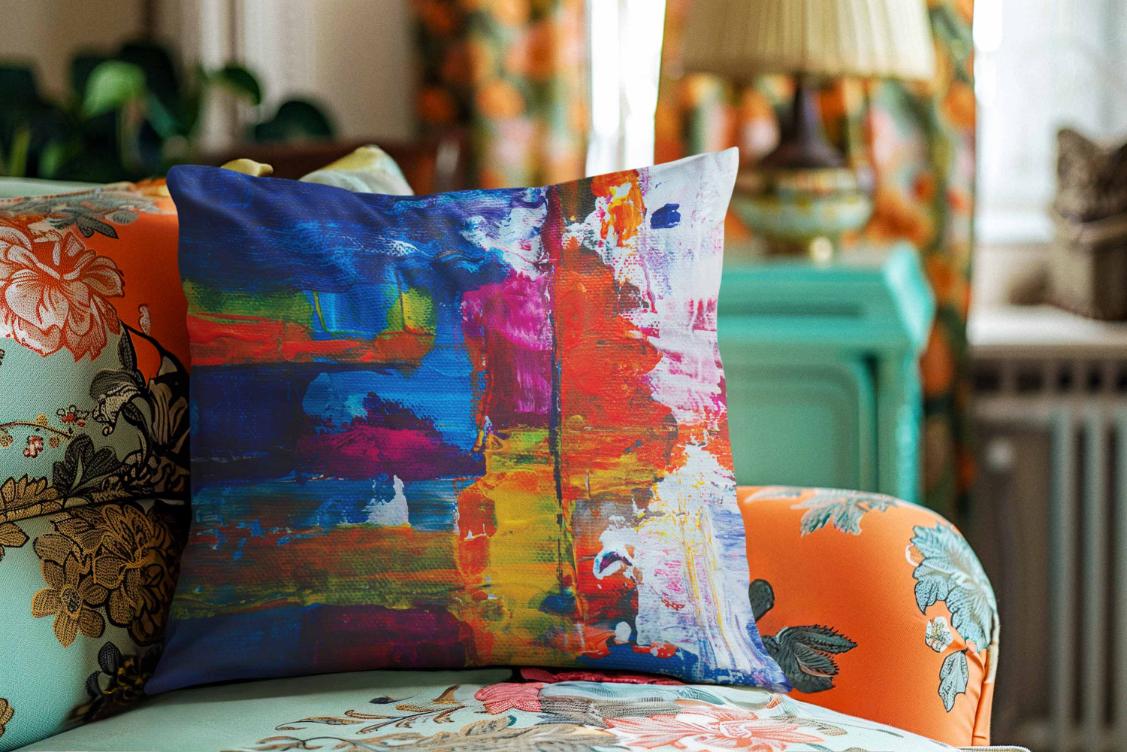 Picasso's Vision Throw Pillow Cover