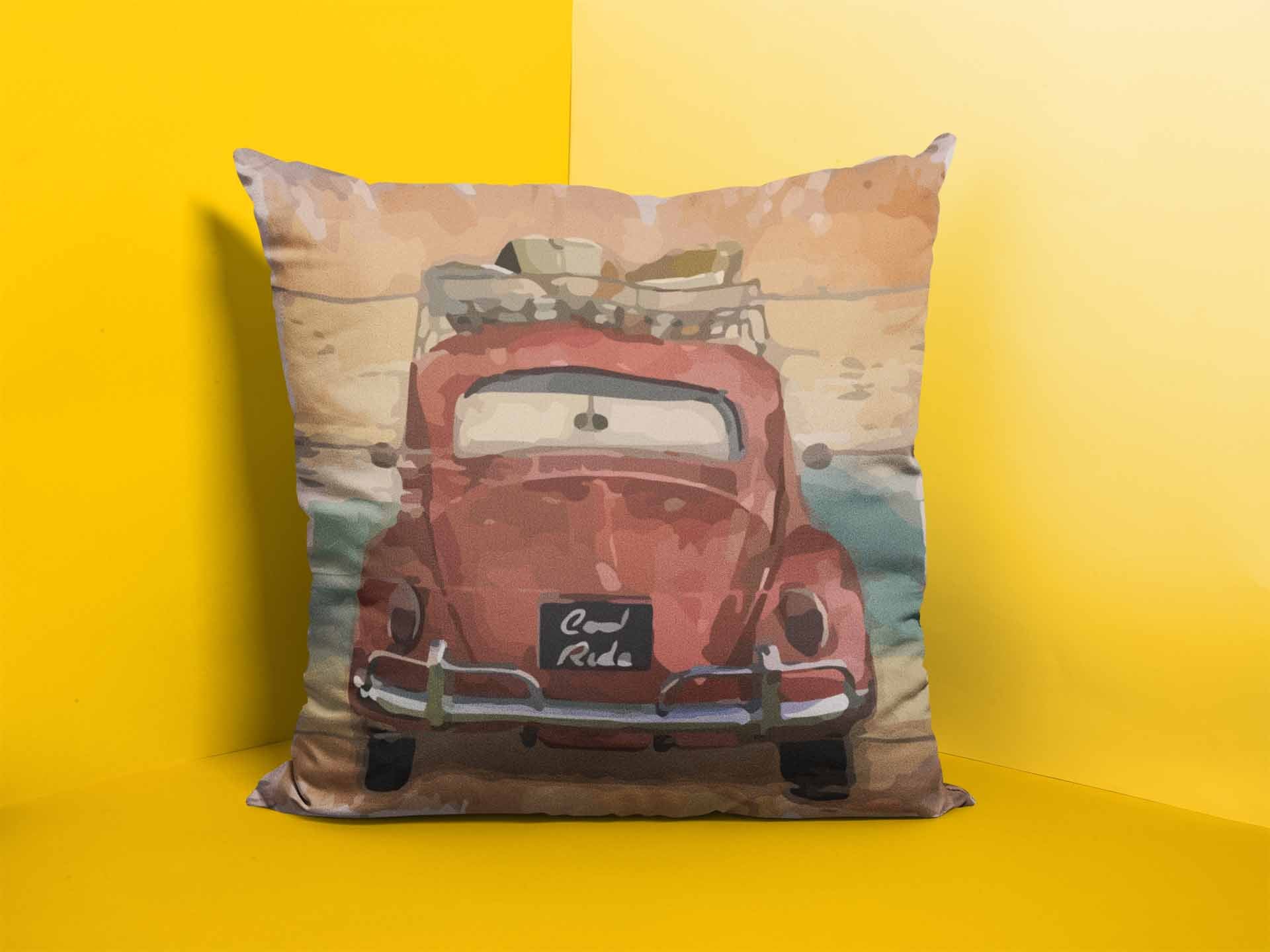 Retro Volkswagen Pillowcase