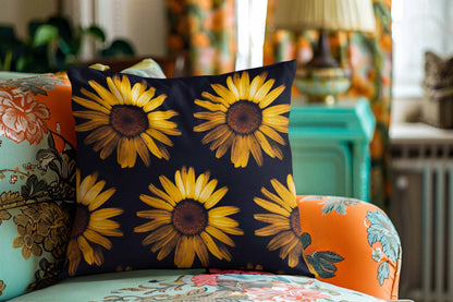 Sunflower Throw Pillow Cover