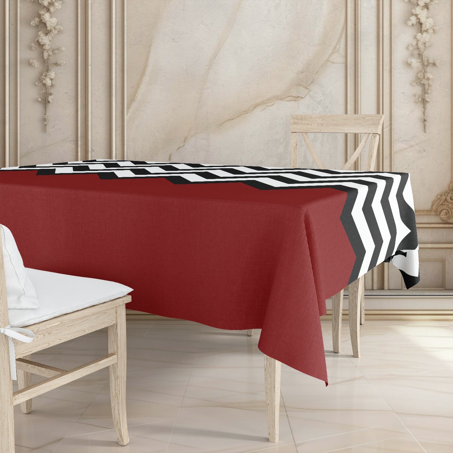 Printed - Lisbon Red Tablecloth