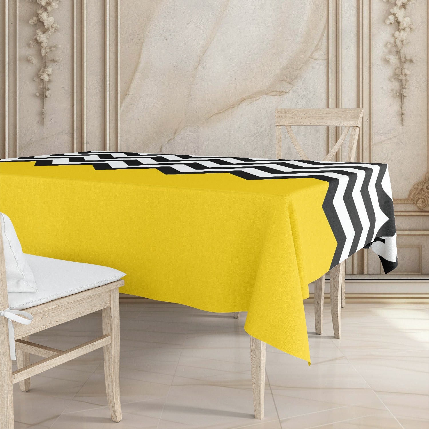 Printed - Lisbon Yellow Tablecloth