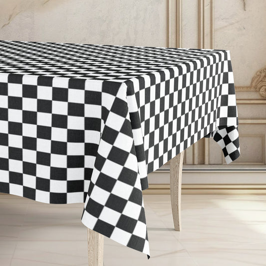 Printed - Check Tablecloth