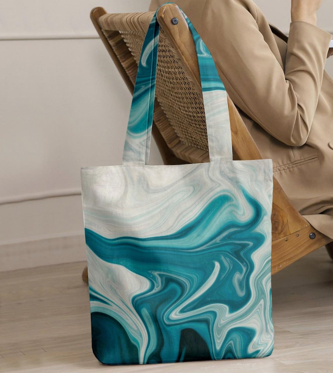 Printed - Blue Dumortierite Tote Bag