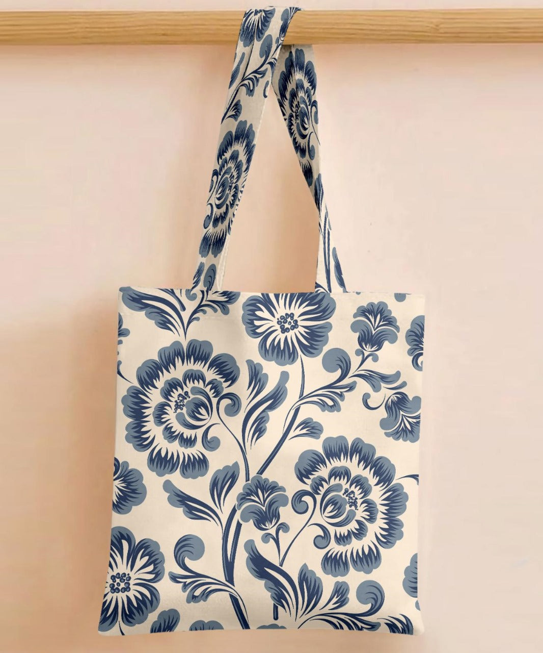 Printed - Blue Victoria Tote Bag