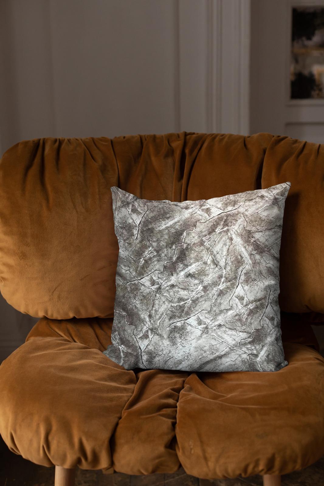 Turkish Velvet - Pearl Throw Pillow Cover