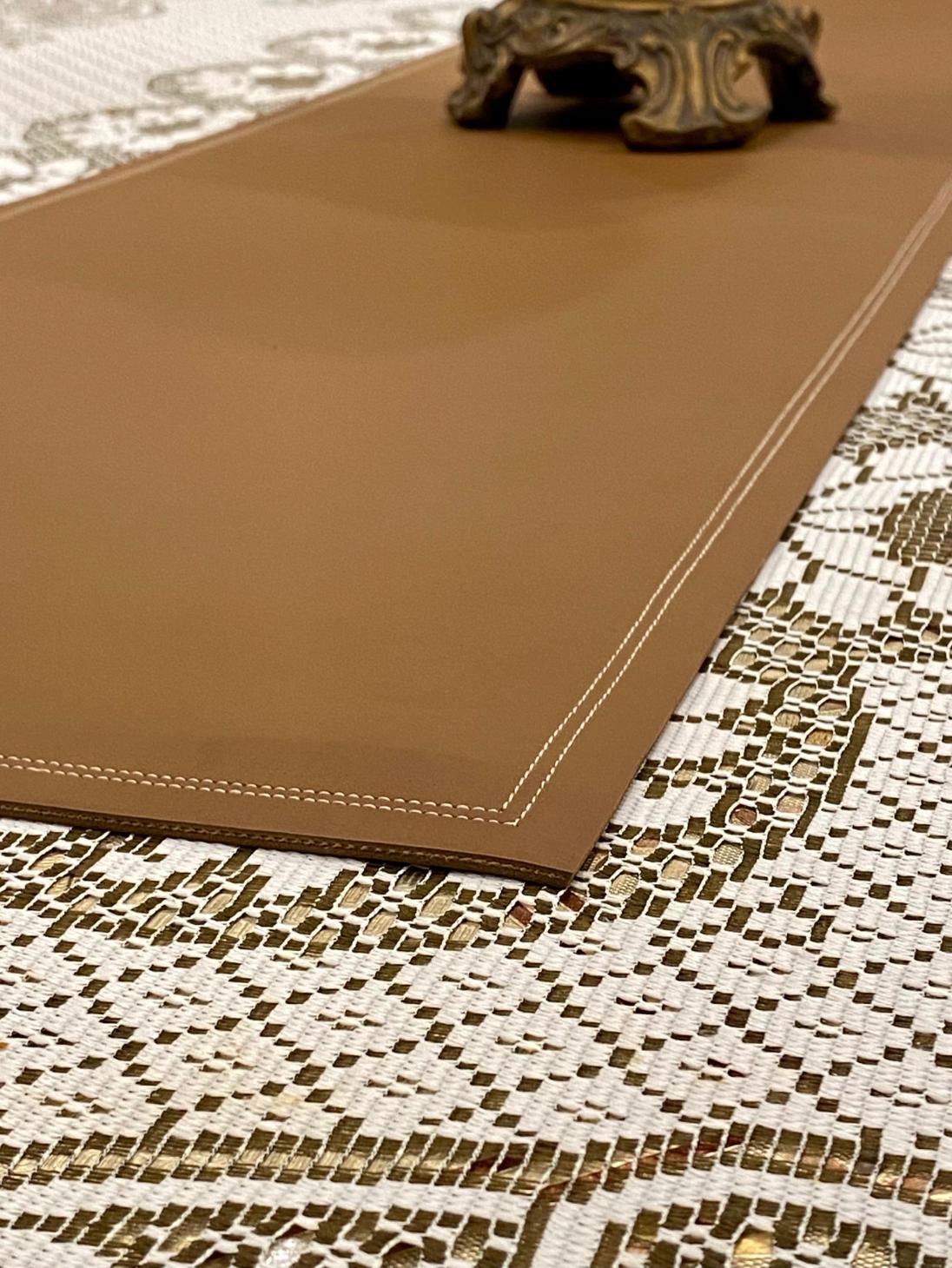 Premium Leather - Brown Table Runner