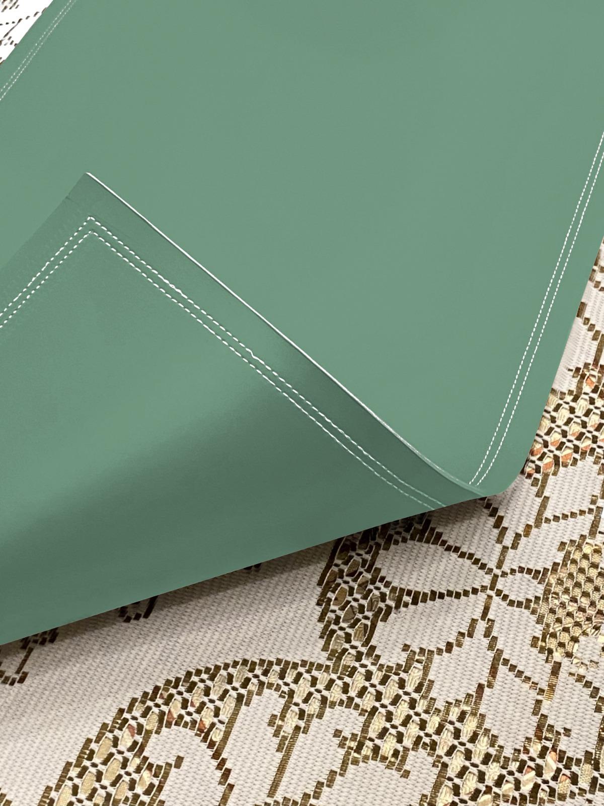 Premium Leather - Mint Table Runner