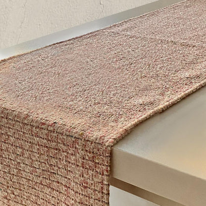 Woven Jute - Blush Elegance Table Runner