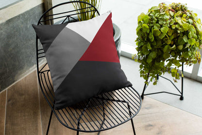 Printed - Victoria's Red Throw Pillow Cover