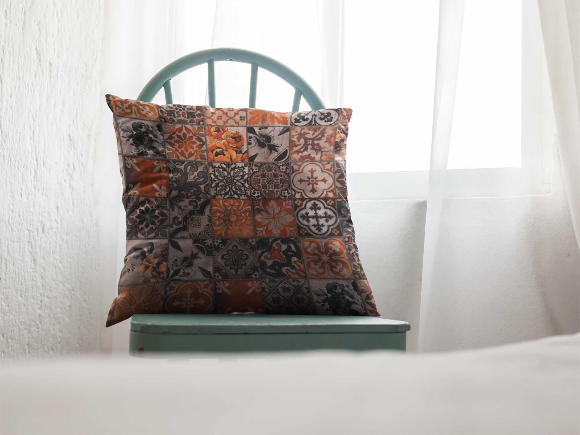 Printed - Urban Throw Pillow Cover