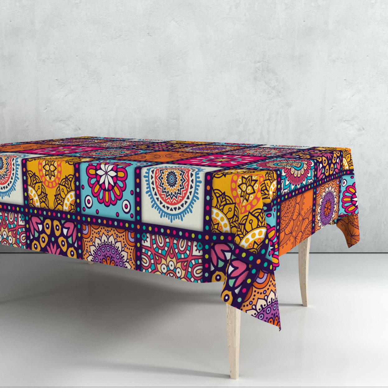 Prehistoric Inscriptions Tablecloth