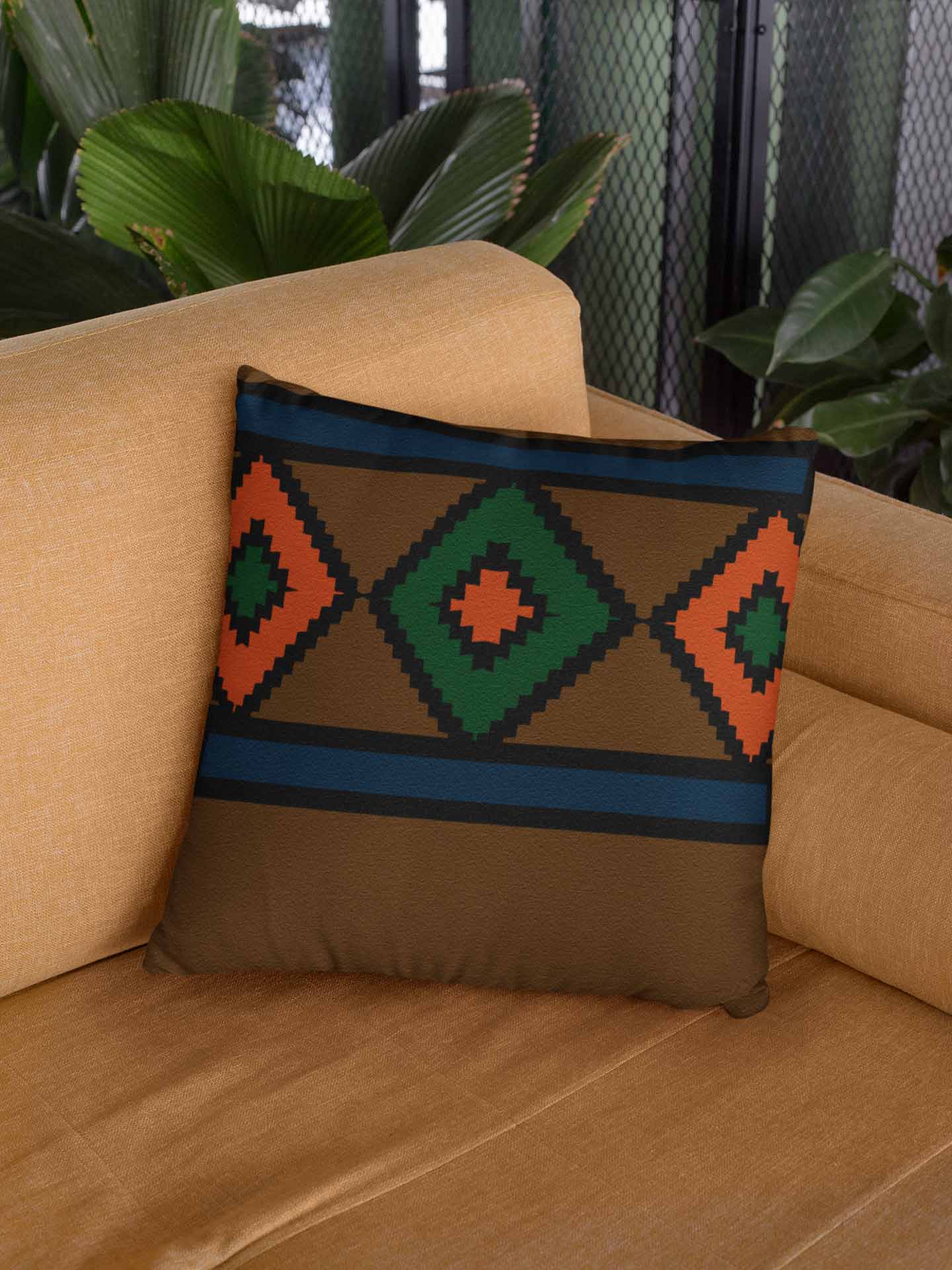 Babylon's Jewel Throw Pillow Cover